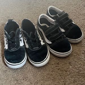 Two pairs of vans shoes